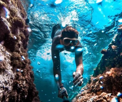 diving